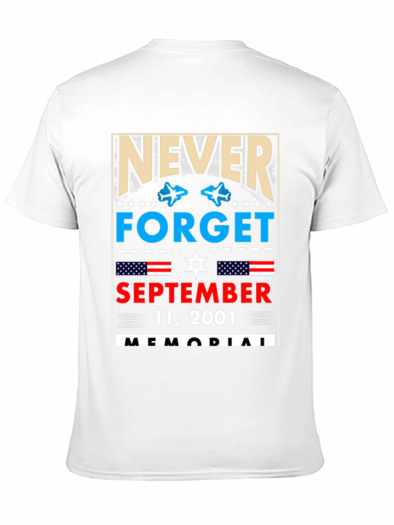 Never Forget 9/11 Memorial T-Shirt