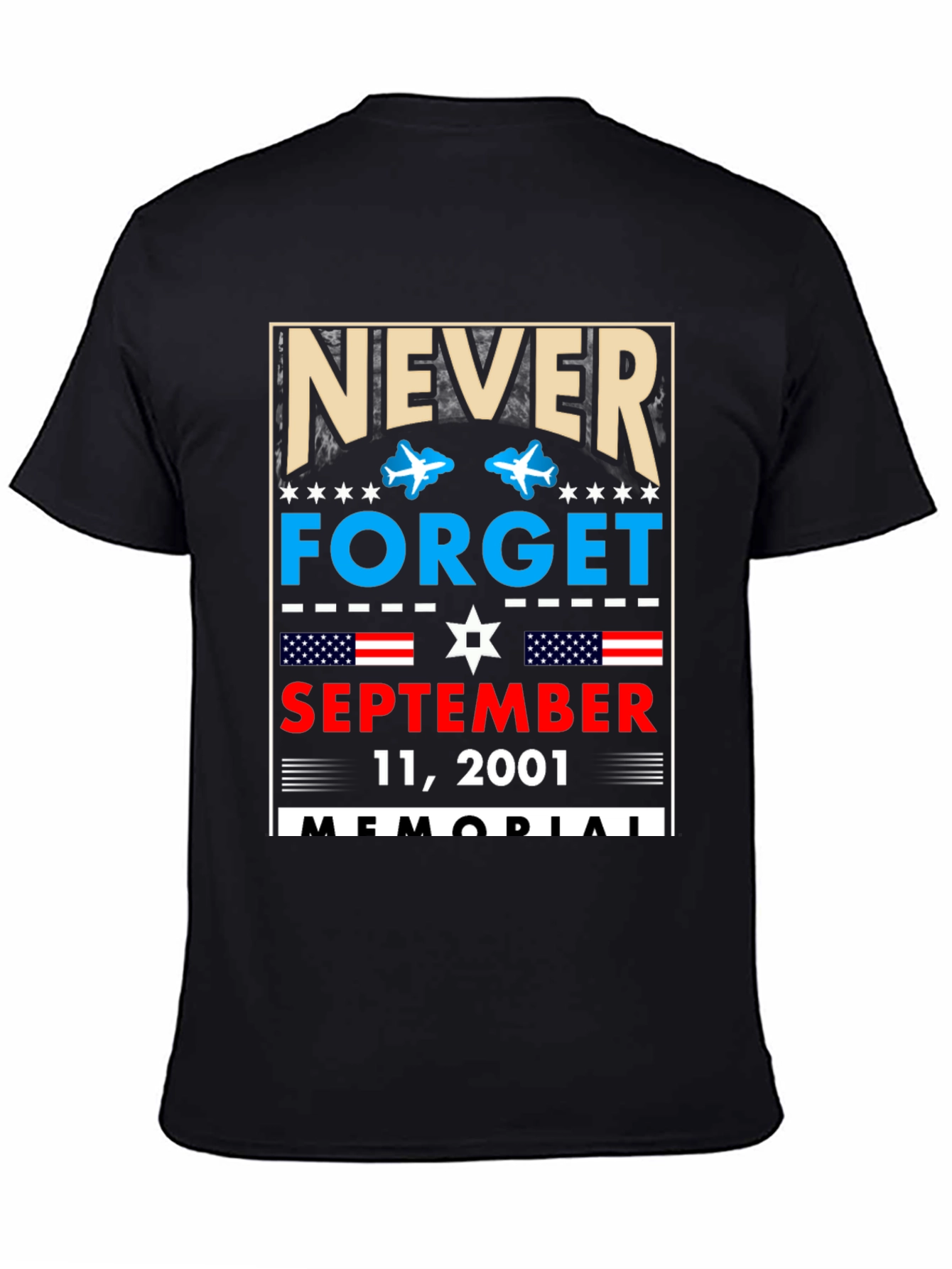 Never Forget 9/11 Memorial T-Shirt