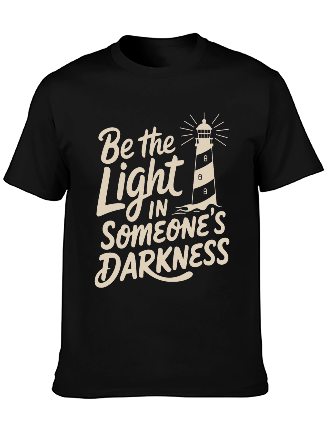 Be the Light T-Shirt - Lighthouse Graphic Tee