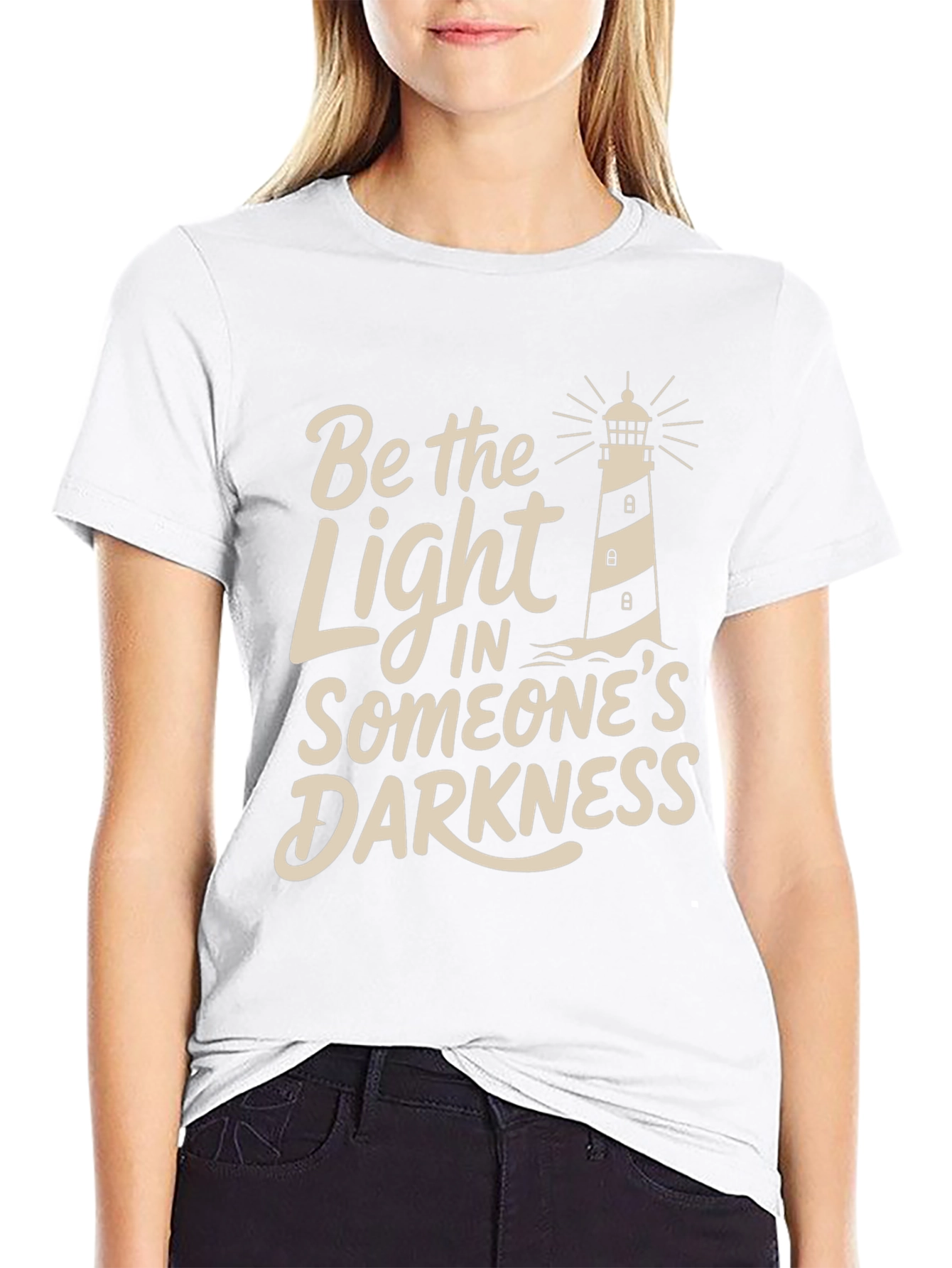 Be the Light T-Shirt - Lighthouse Graphic Tee
