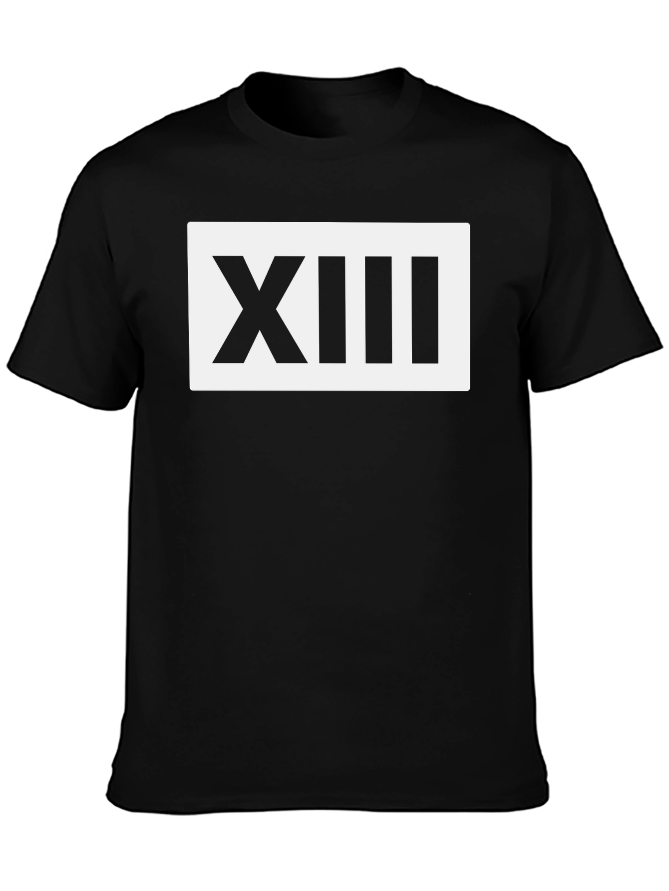 XIII Graphic Tee - Casual Black T-Shirt