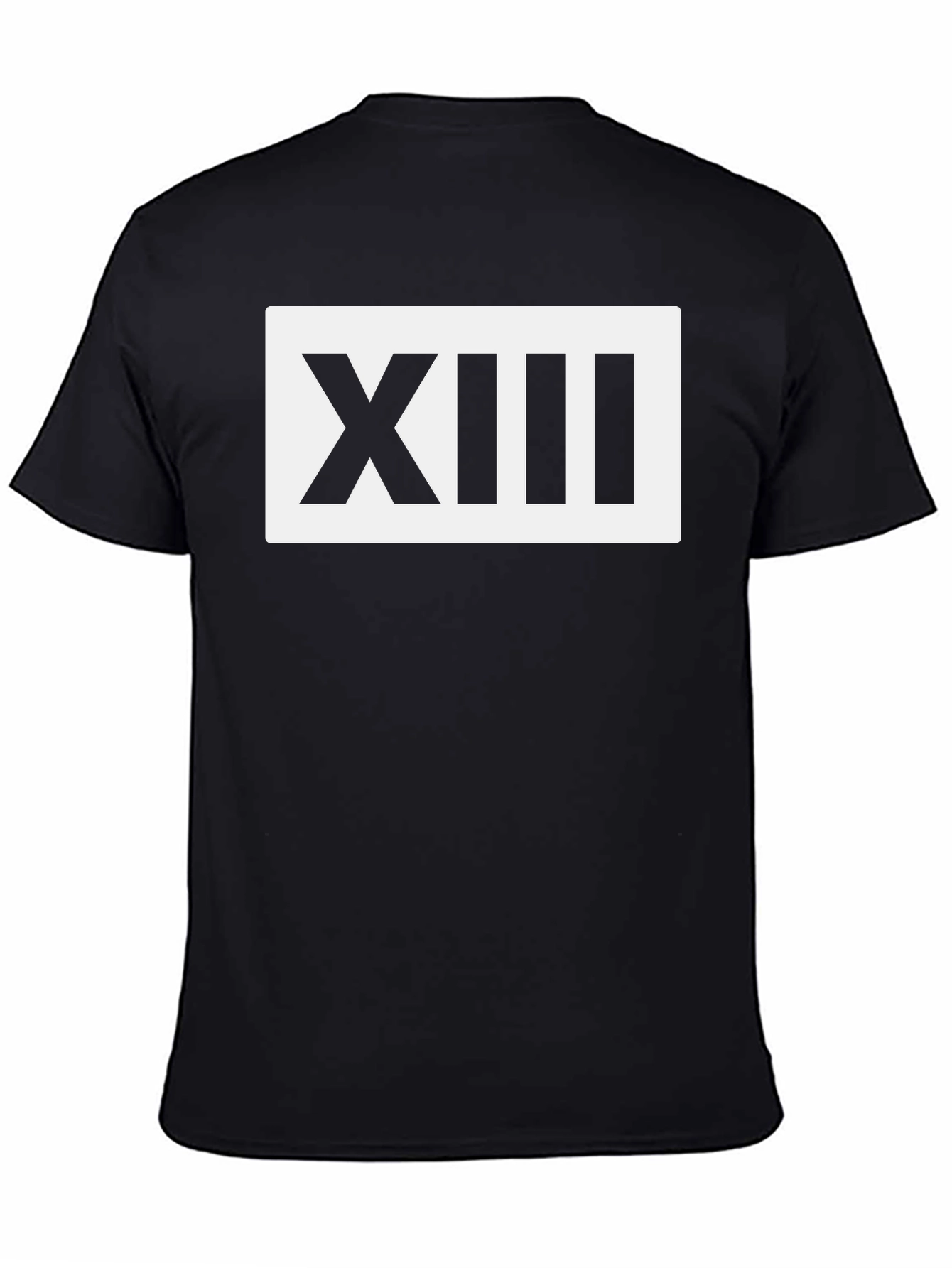 XIII Graphic Tee - Casual Black T-Shirt