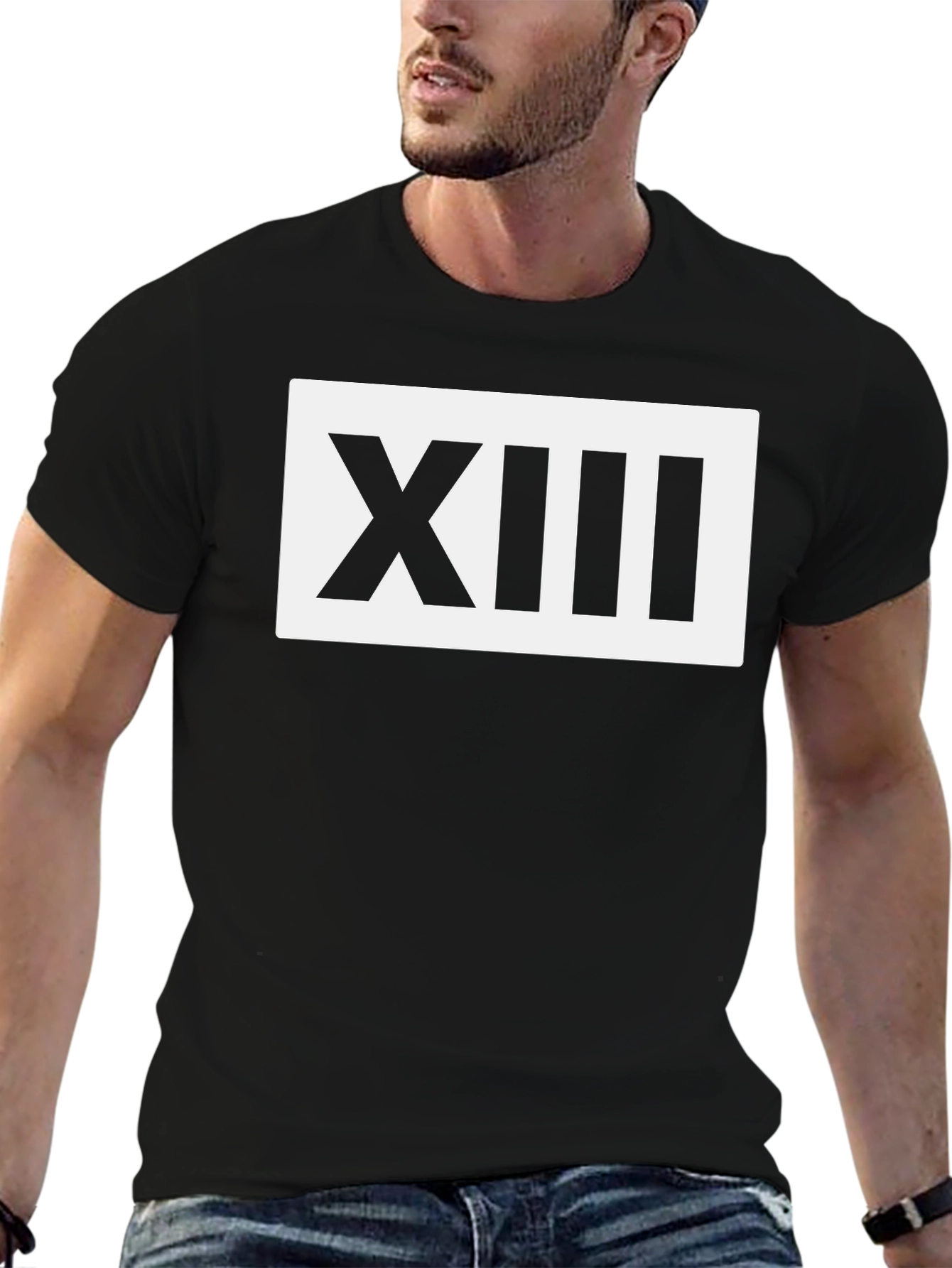 XIII Graphic Tee - Casual Black T-Shirt