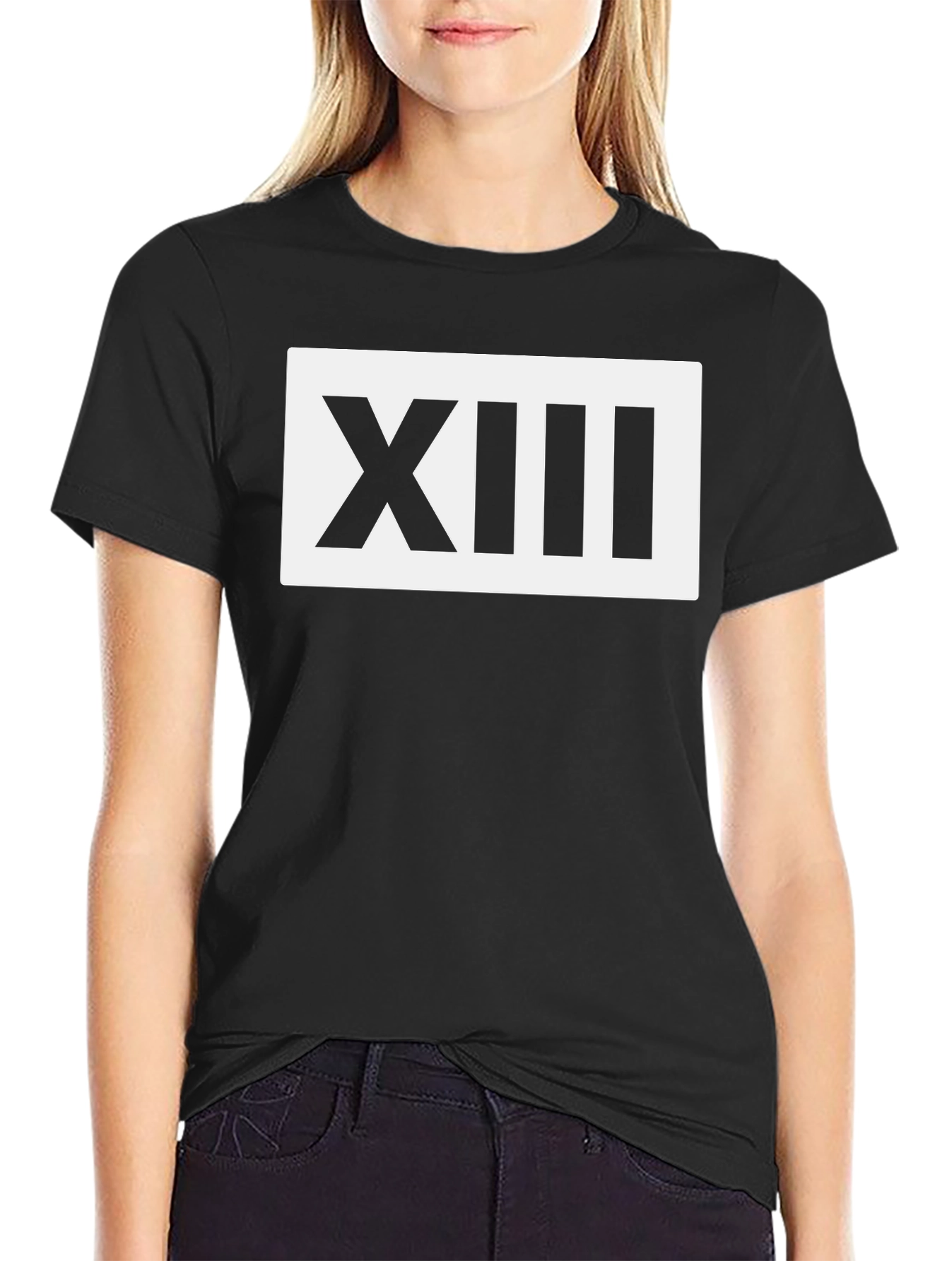 XIII Graphic Tee - Casual Black T-Shirt