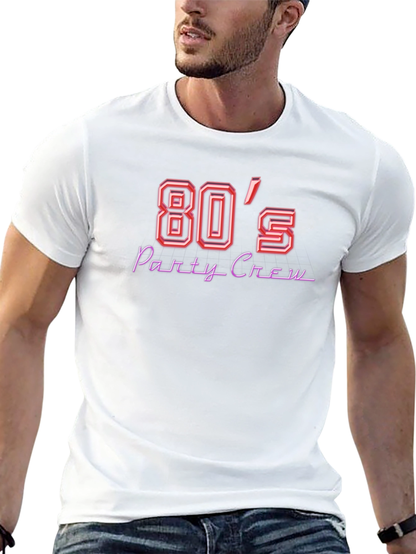 80s Party Crew T-Shirt - Retro Style