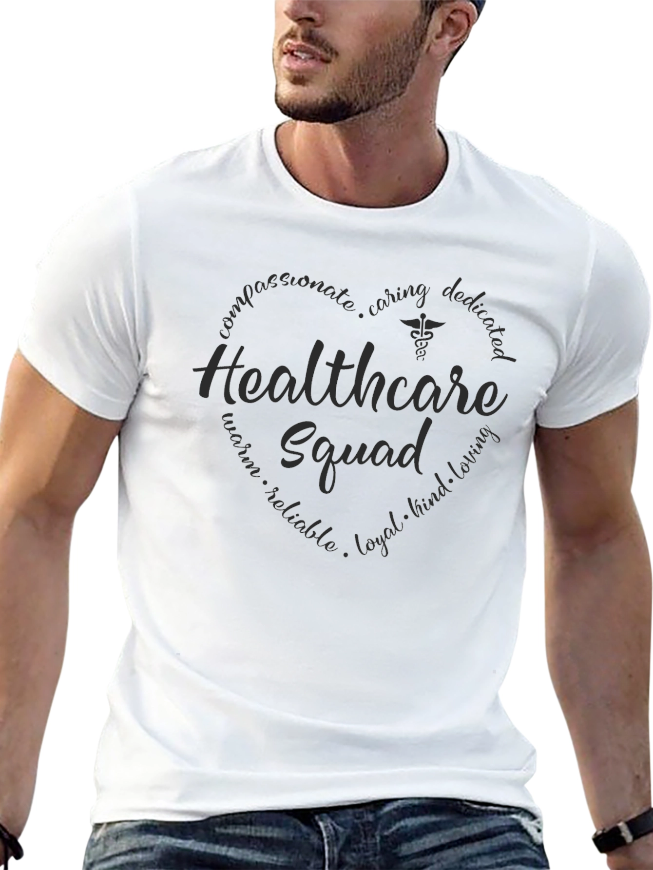 Healthcare Squad T-Shirt - Compassionate Caring Design