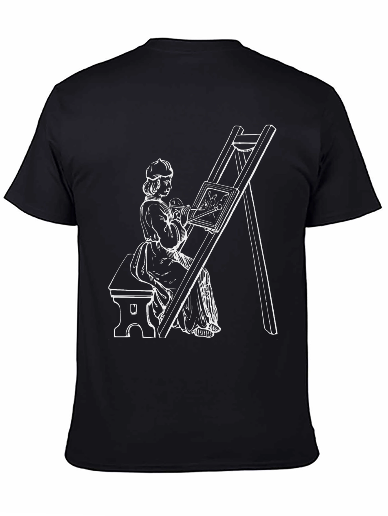 Renaissance Artist Black T-Shirt