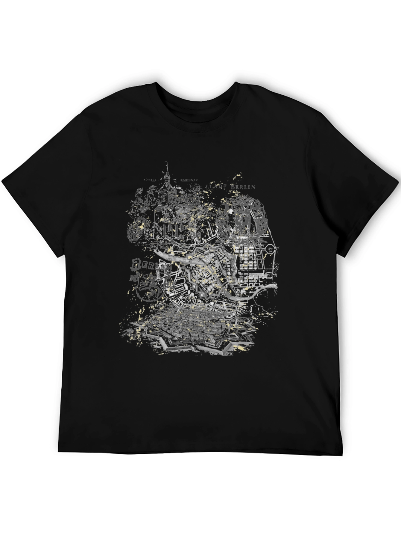 Berlin Map Graphic Tee - Stylish Cityscape T-Shirt