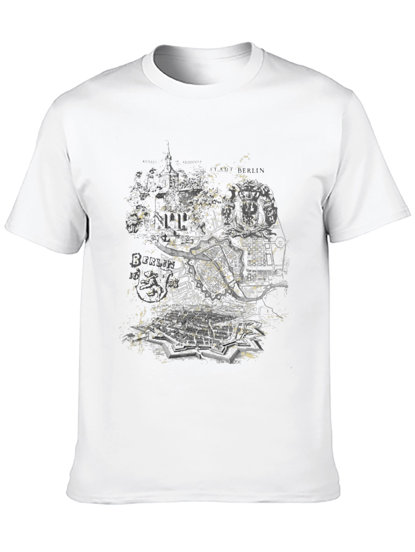 Berlin Map Graphic Tee - Stylish Cityscape T-Shirt