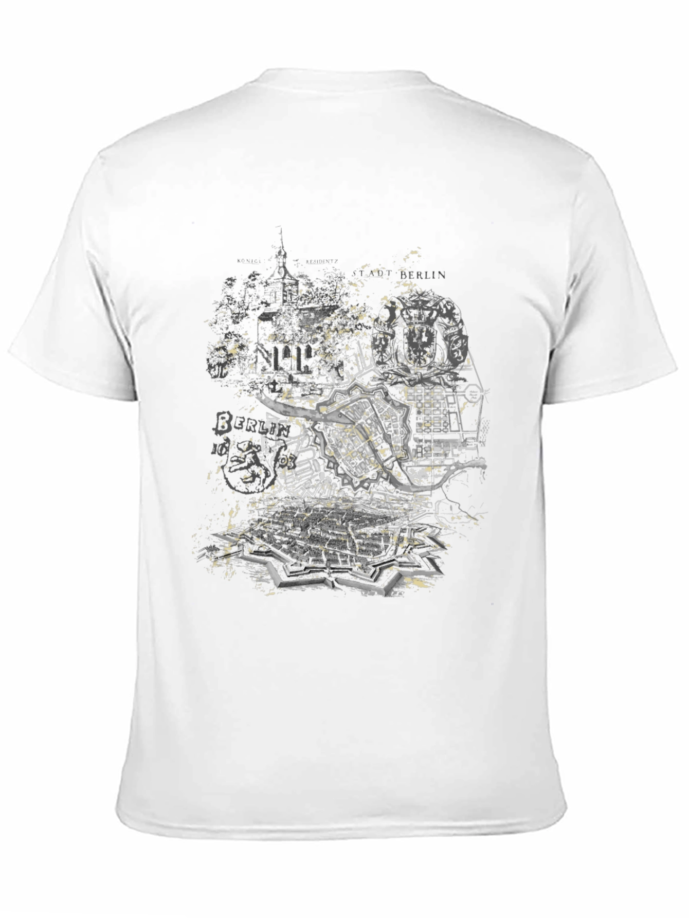 Berlin Map Graphic Tee - Stylish Cityscape T-Shirt