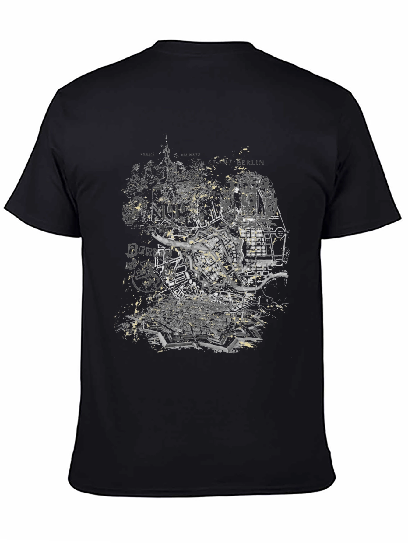 Berlin Map Graphic Tee - Stylish Cityscape T-Shirt