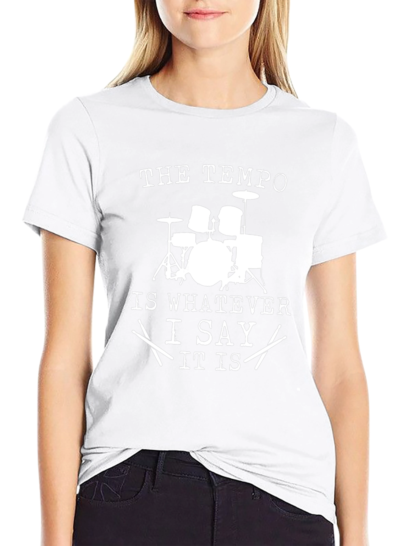Drummer Tempo Black T-Shirt