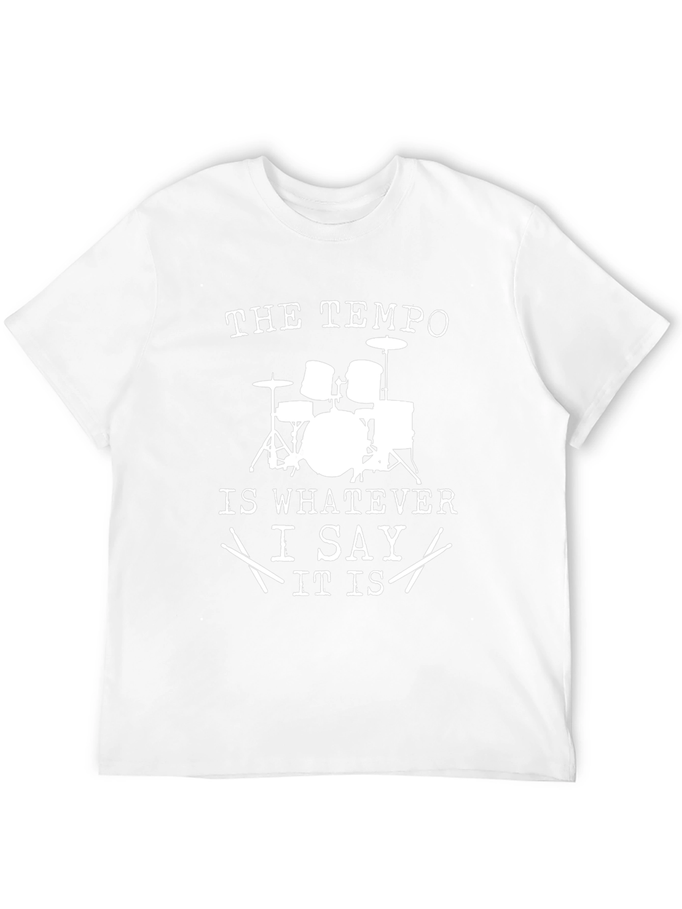Drummer Tempo Black T-Shirt
