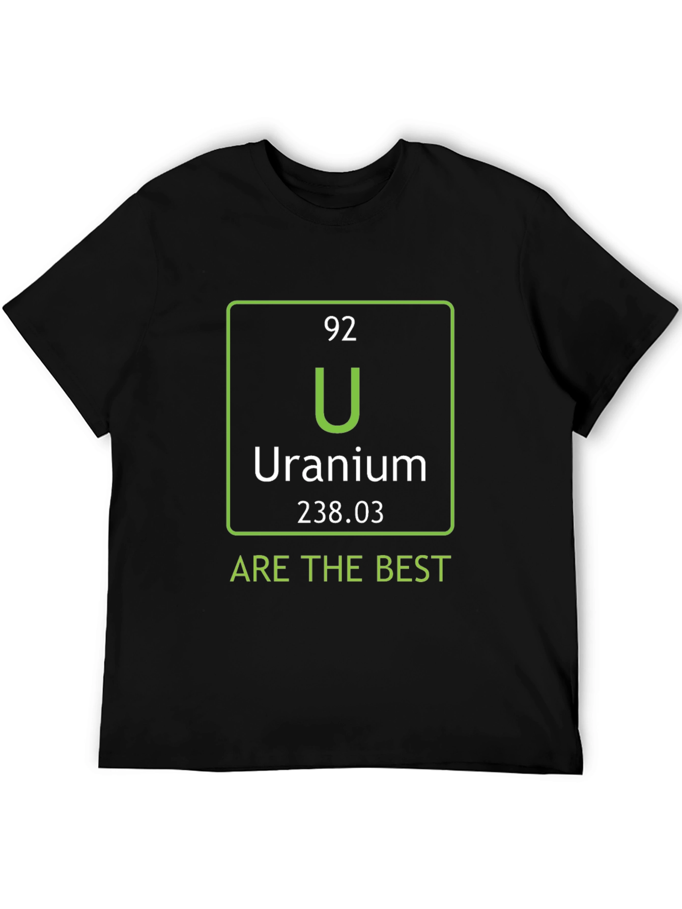 Uranium Periodic Table T-Shirt - Funny Science Tee