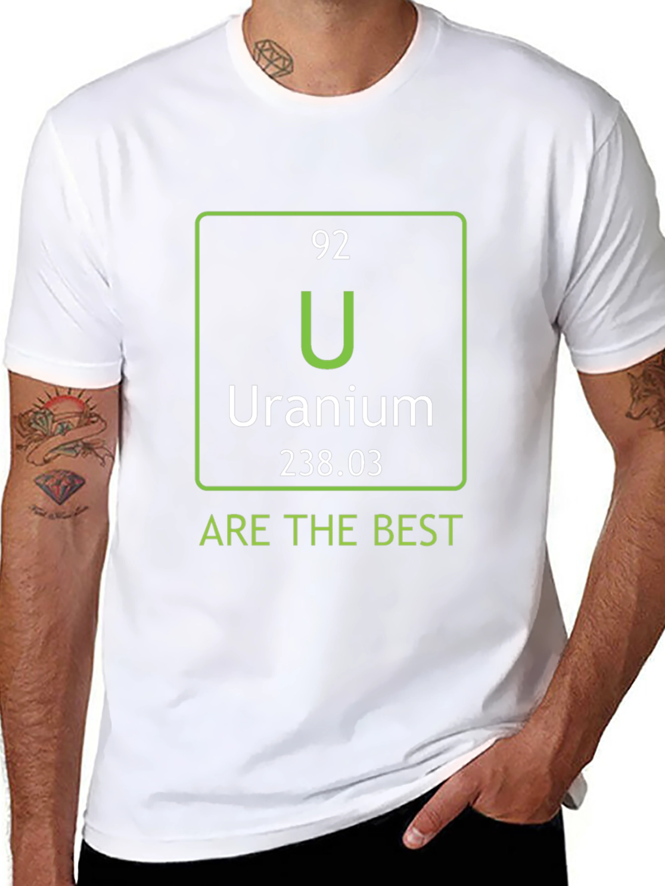 Uranium Periodic Table T-Shirt - Funny Science Tee
