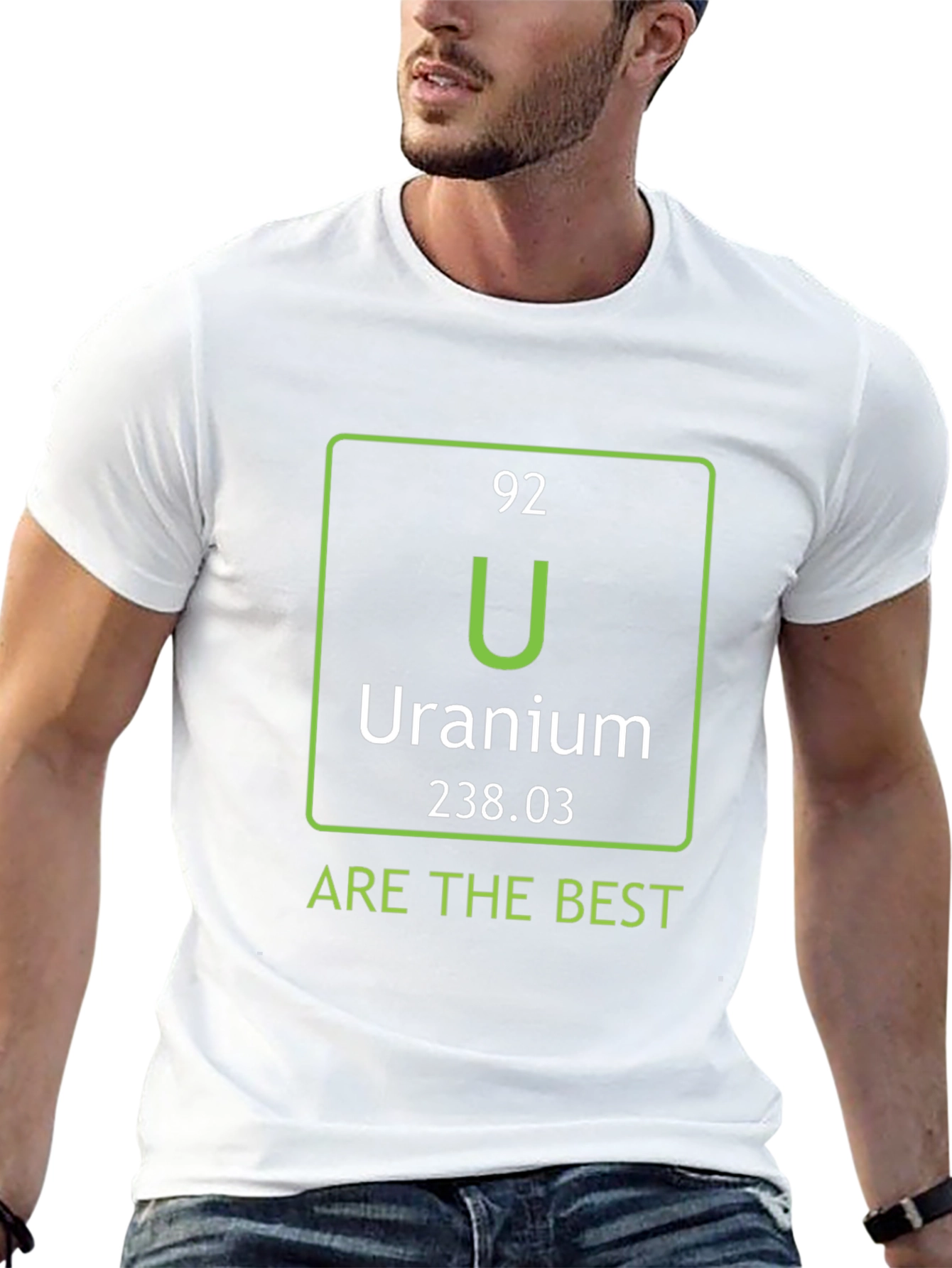 Uranium Periodic Table T-Shirt - Funny Science Tee