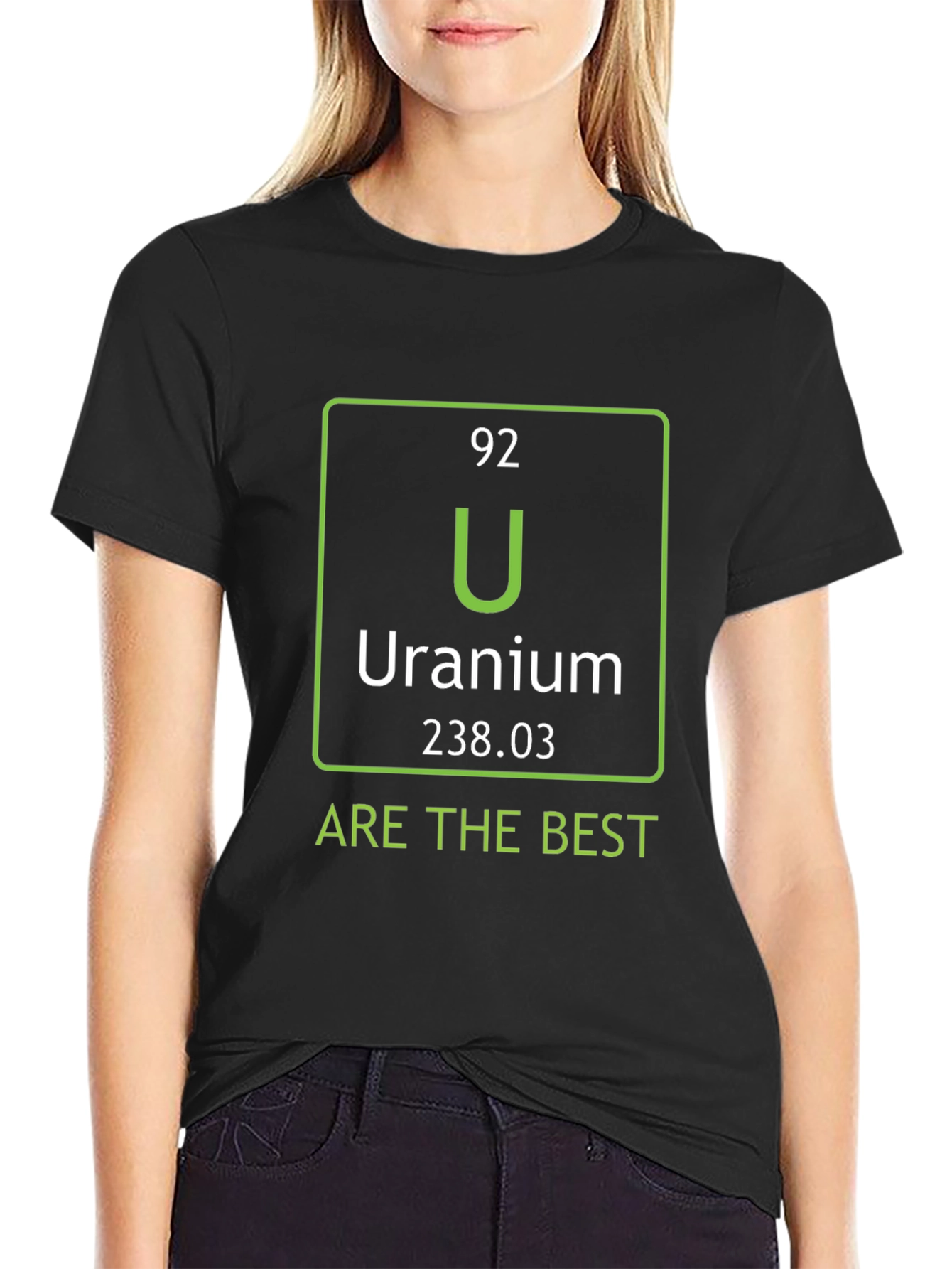 Uranium Periodic Table T-Shirt - Funny Science Tee