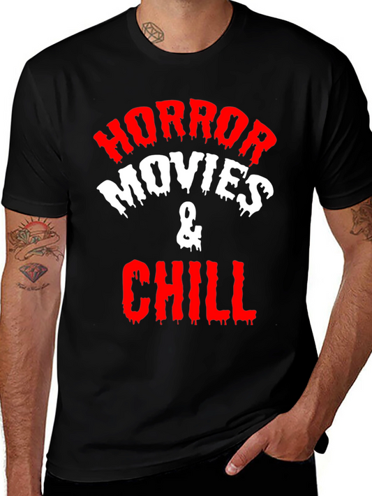 Horror Movies & Chill Graphic T-Shirt