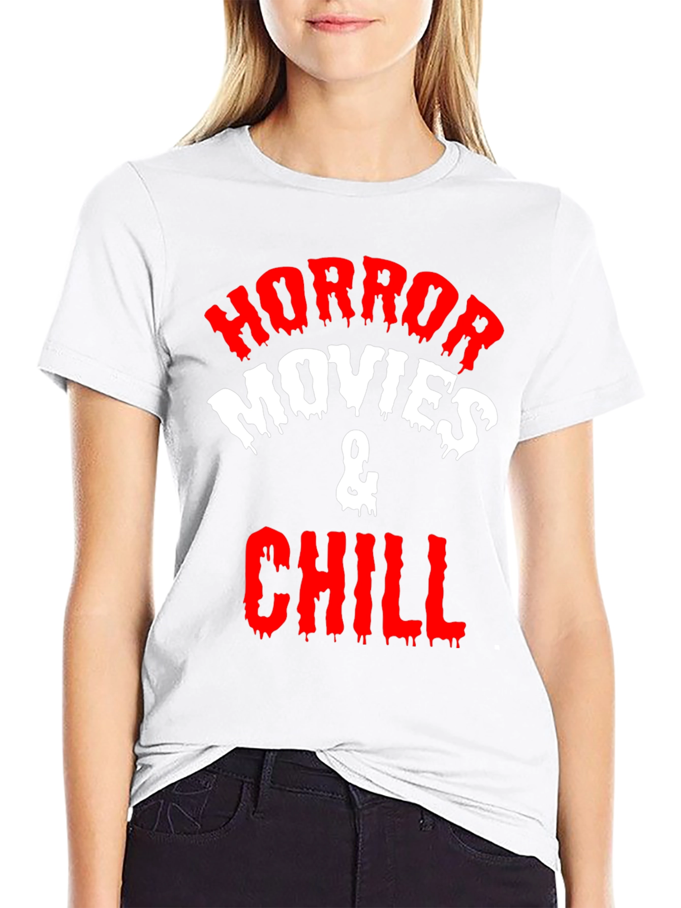 Horror Movies & Chill Graphic T-Shirt