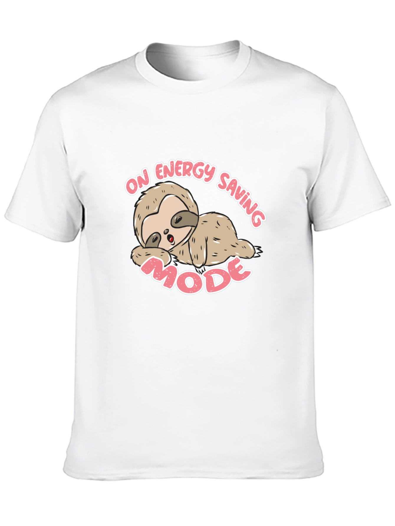 Energy Saving Mode Sloth Graphic Tee