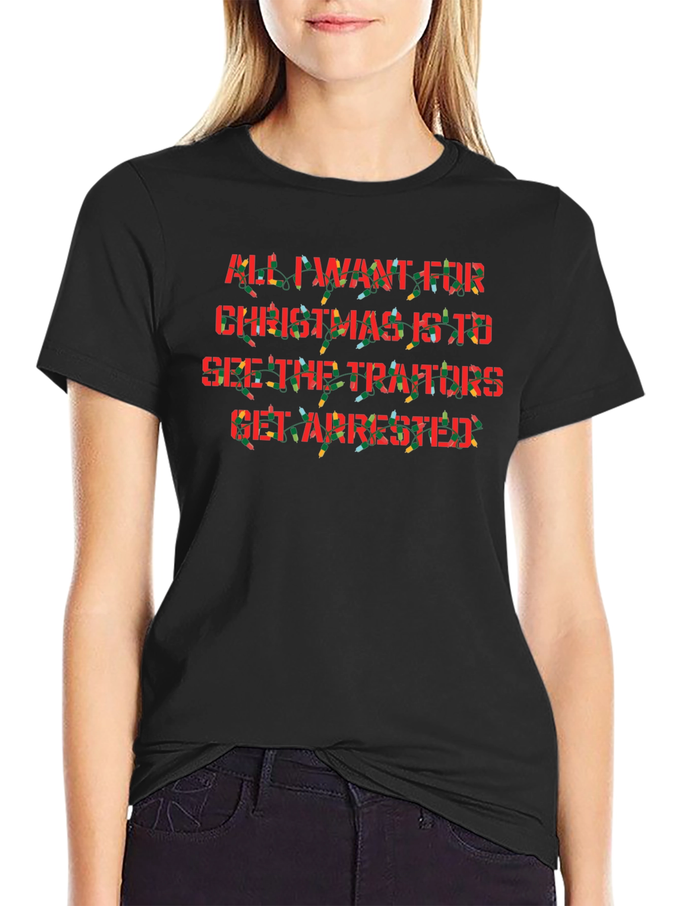Funny Christmas Traitors Arrest T-Shirt