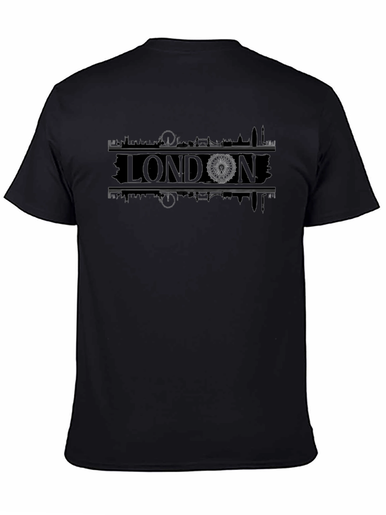 London Skyline Black T-Shirt