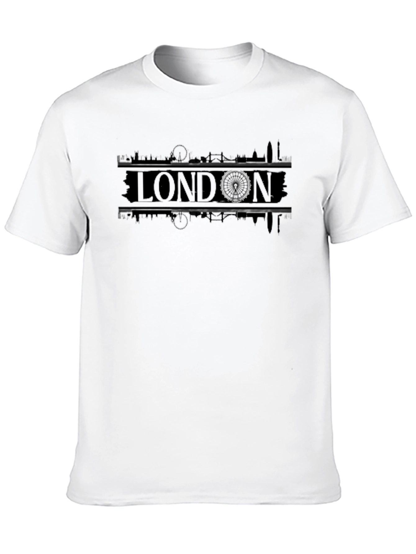 London Skyline Black T-Shirt
