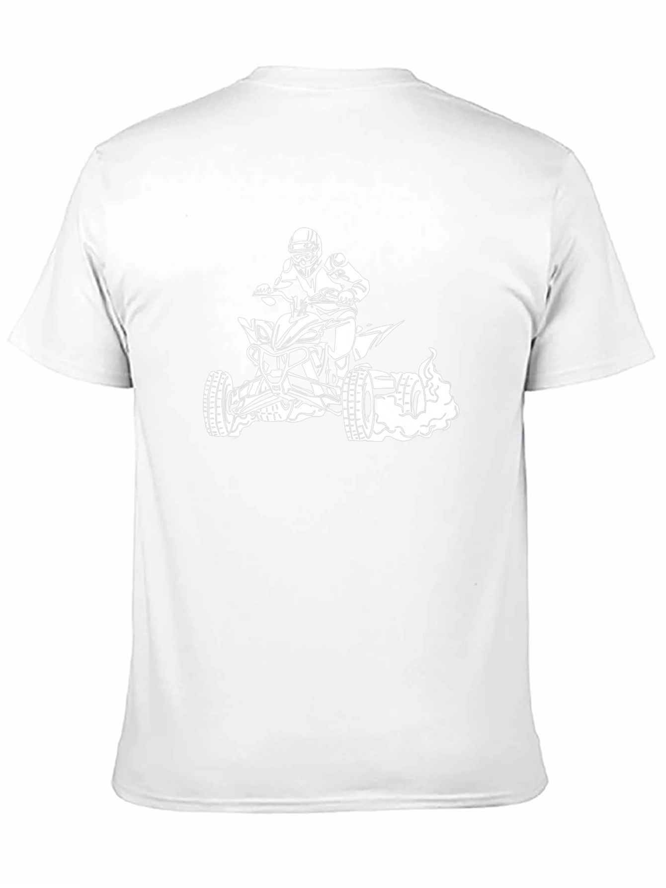 Black ATV Rider Graphic Tee