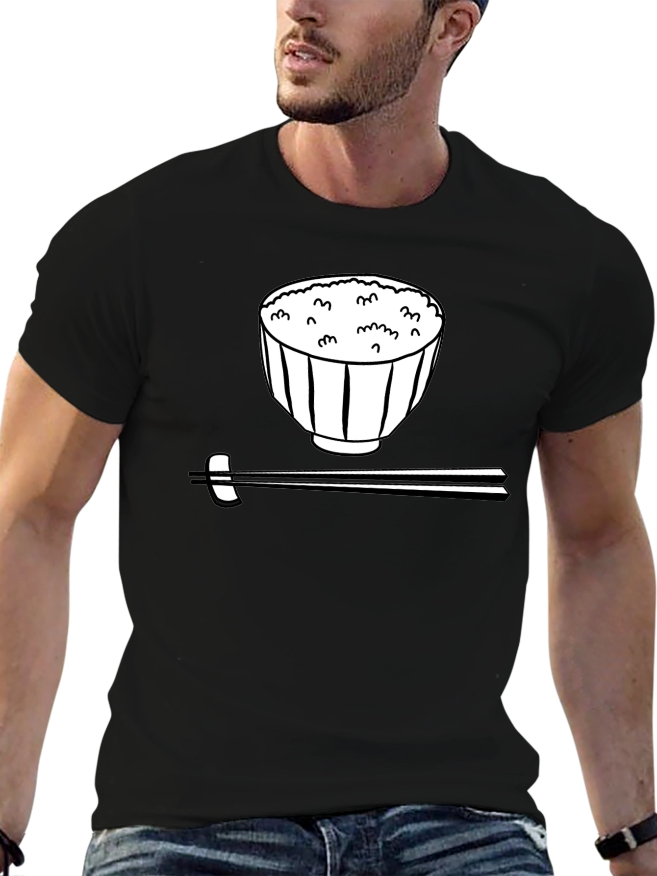 Rice Bowl Graphic Tee - Unisex Casual Style