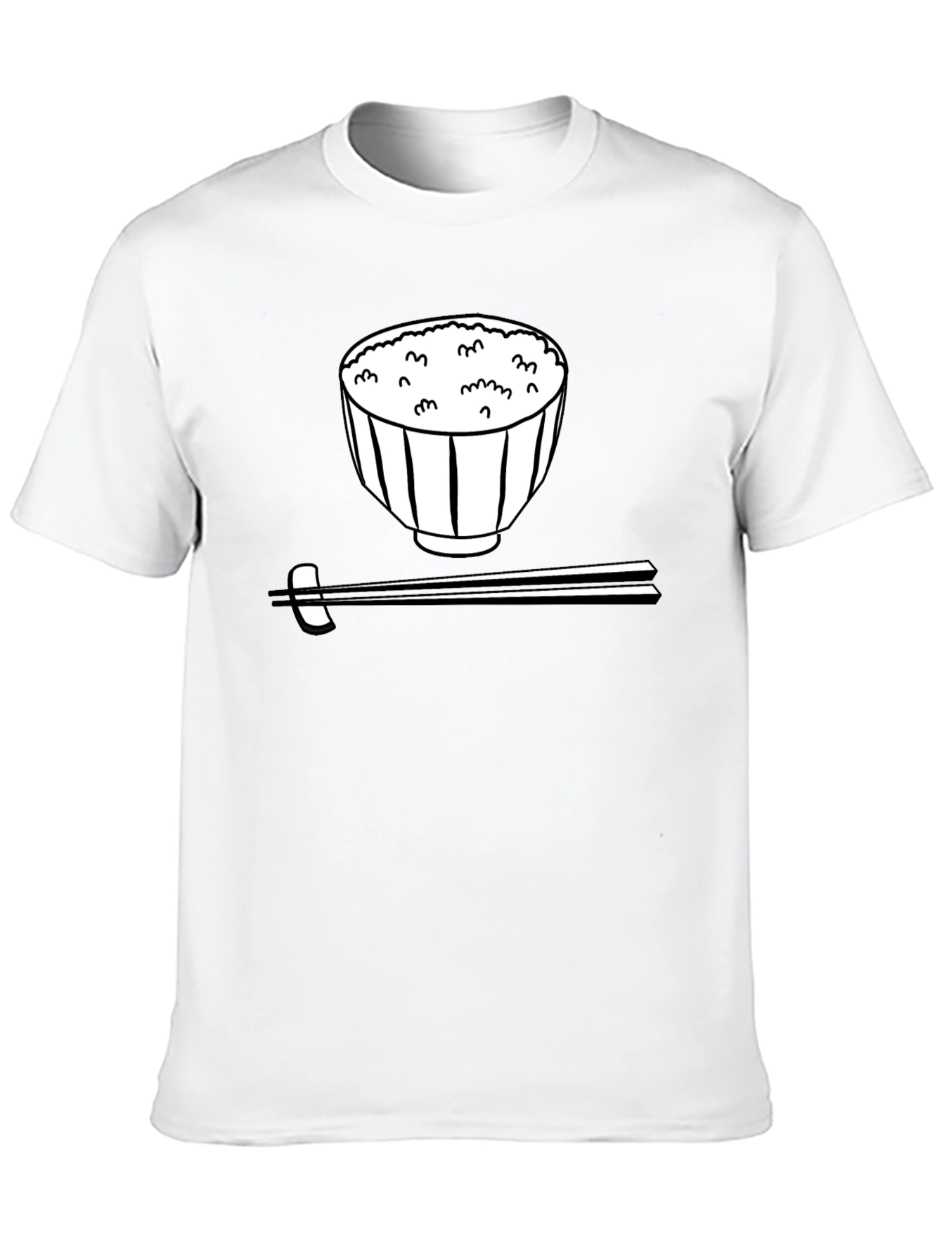 Rice Bowl Graphic Tee - Unisex Casual Style