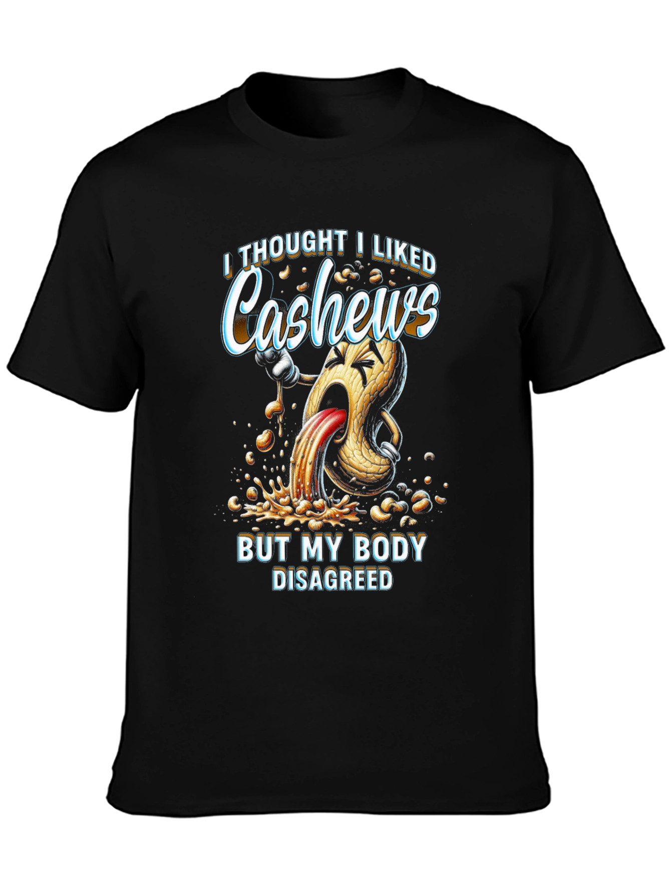 Cashew Allergy Humor T-Shirt