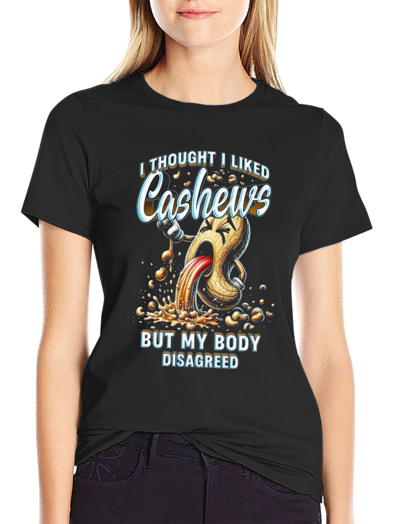Cashew Allergy Humor T-Shirt