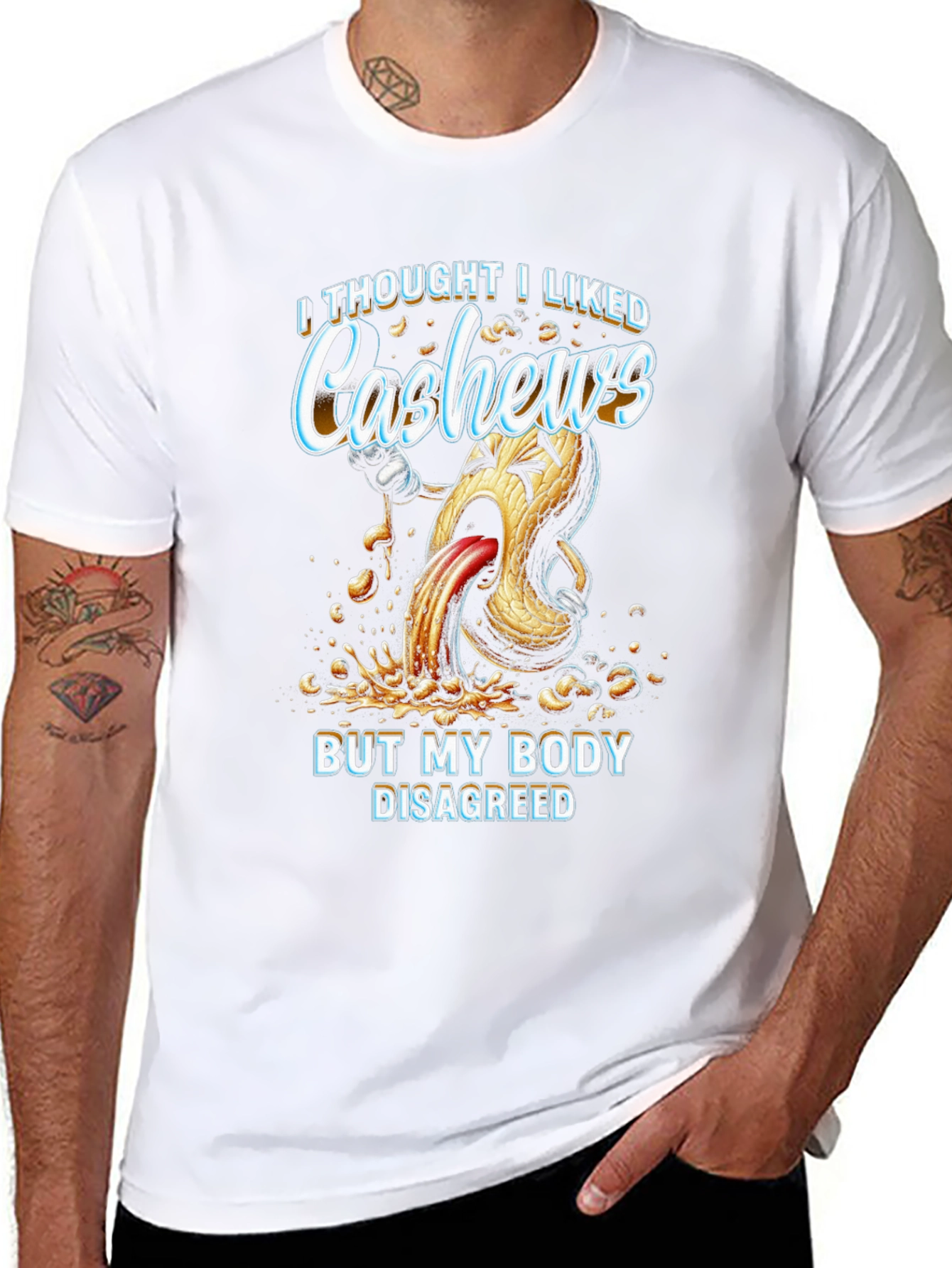 Cashew Allergy Humor T-Shirt