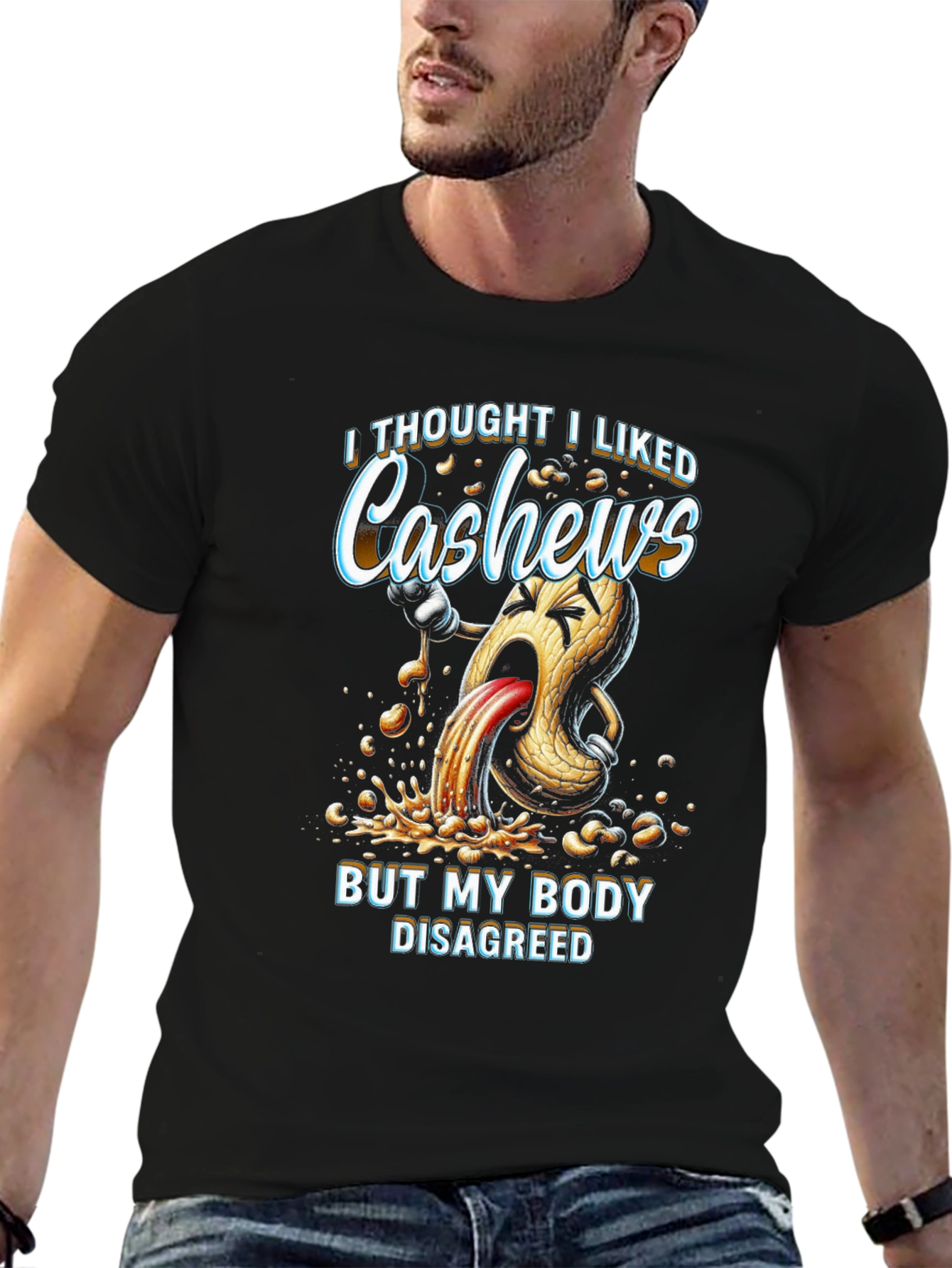 Cashew Allergy Humor T-Shirt