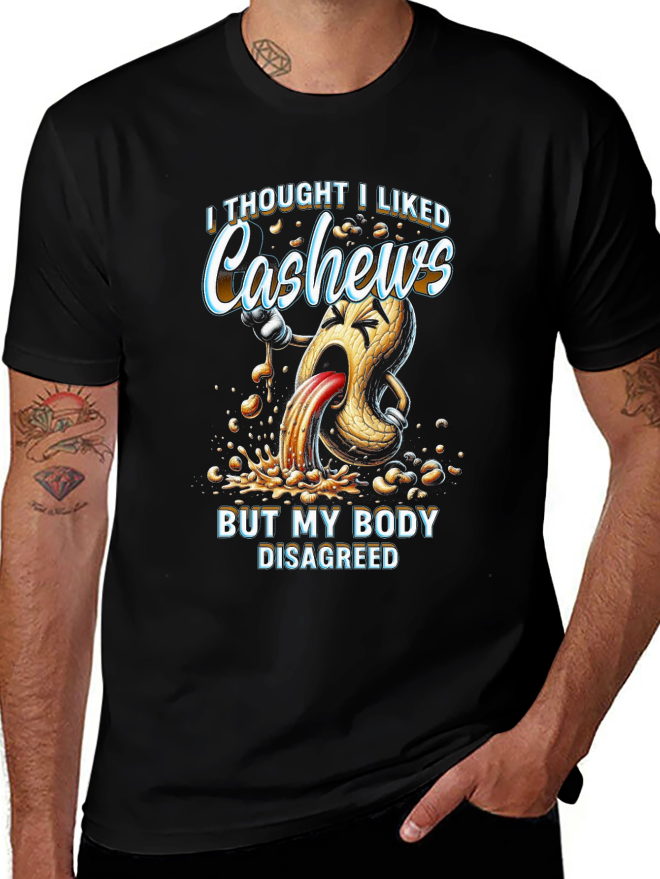 Cashew Allergy Humor T-Shirt