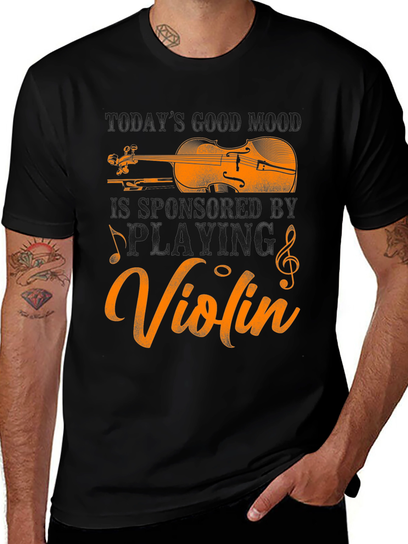 Violin T-Shirt - Music Lovers Apparel