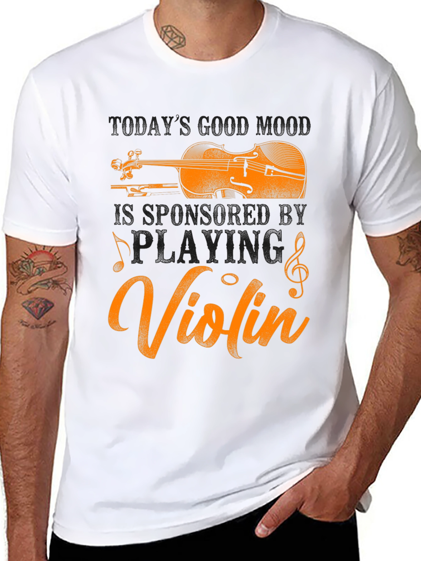 Violin T-Shirt - Music Lovers Apparel