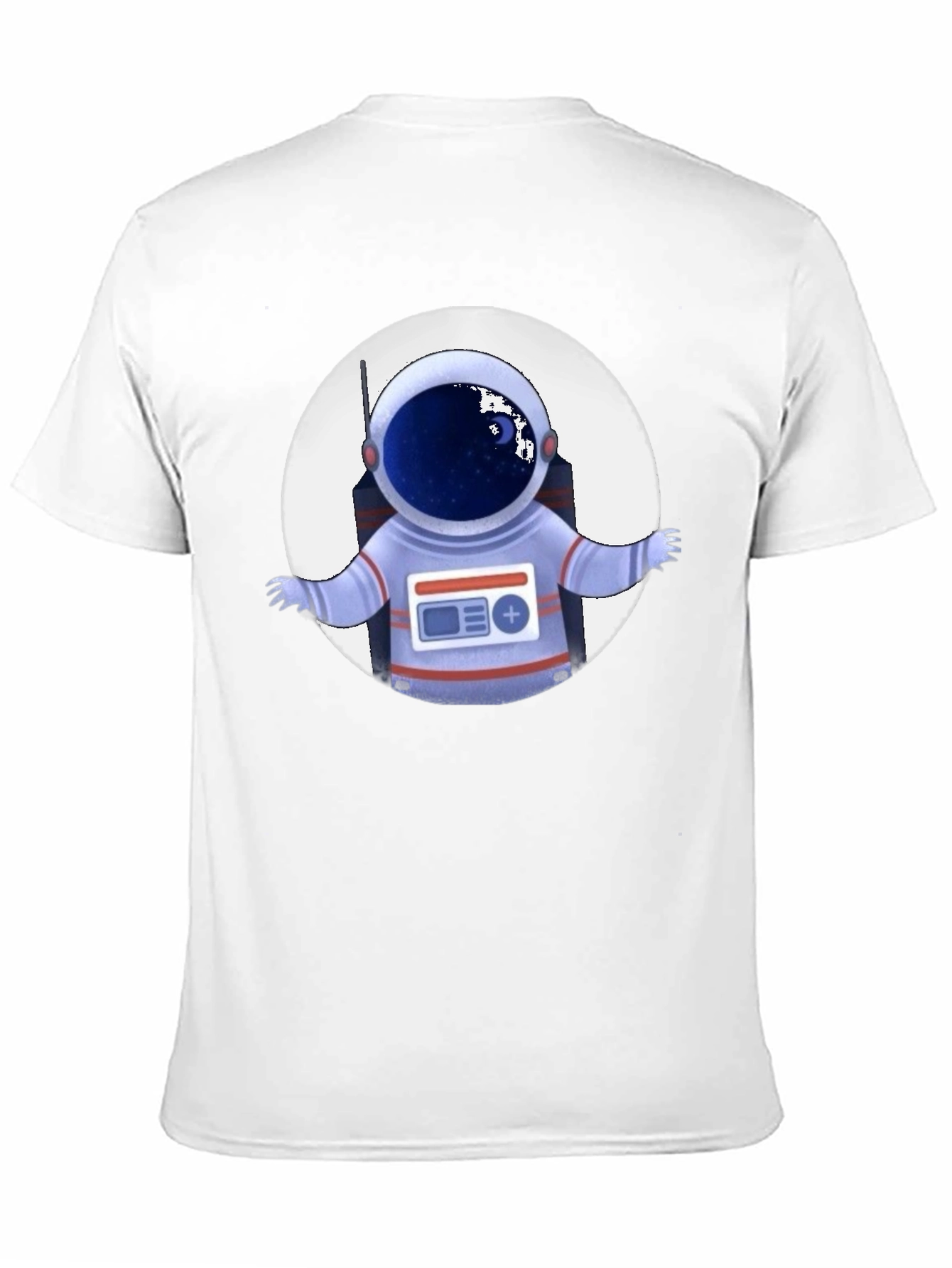 Astronaut Graphic Print T-Shirt - Space Explorer Tee
