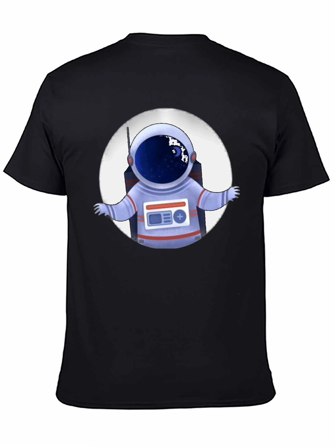 Astronaut Graphic Print T-Shirt - Space Explorer Tee