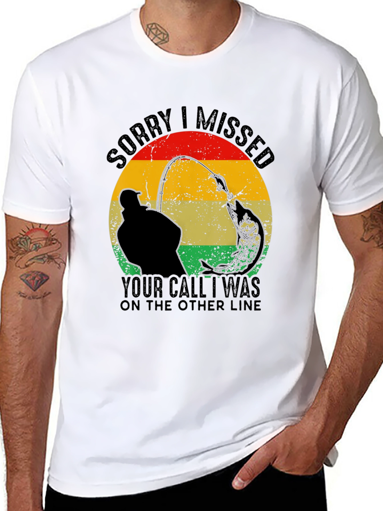 Sorry I Missed Your Call Fishing T-Shirt