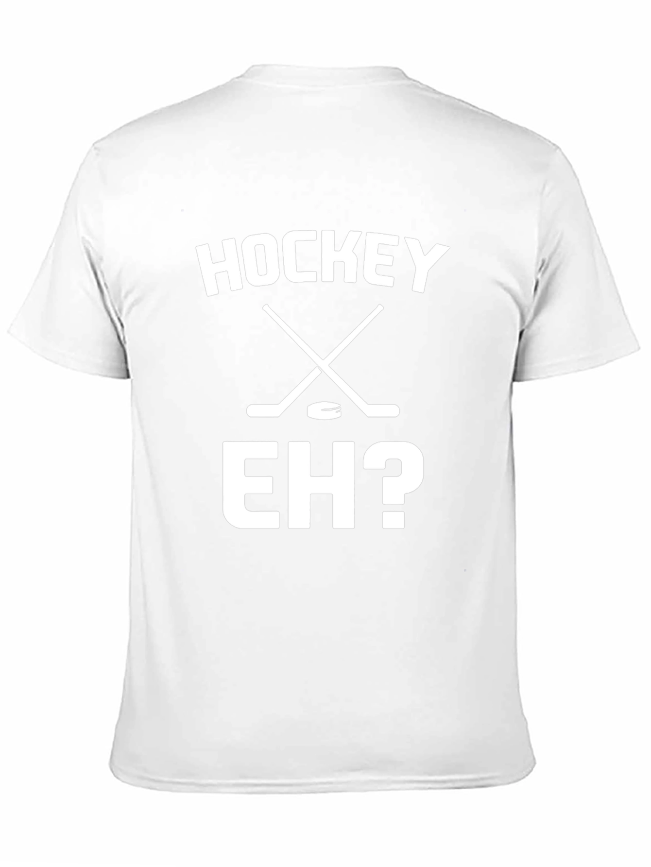 Hockey Eh? Black Graphic Tee
