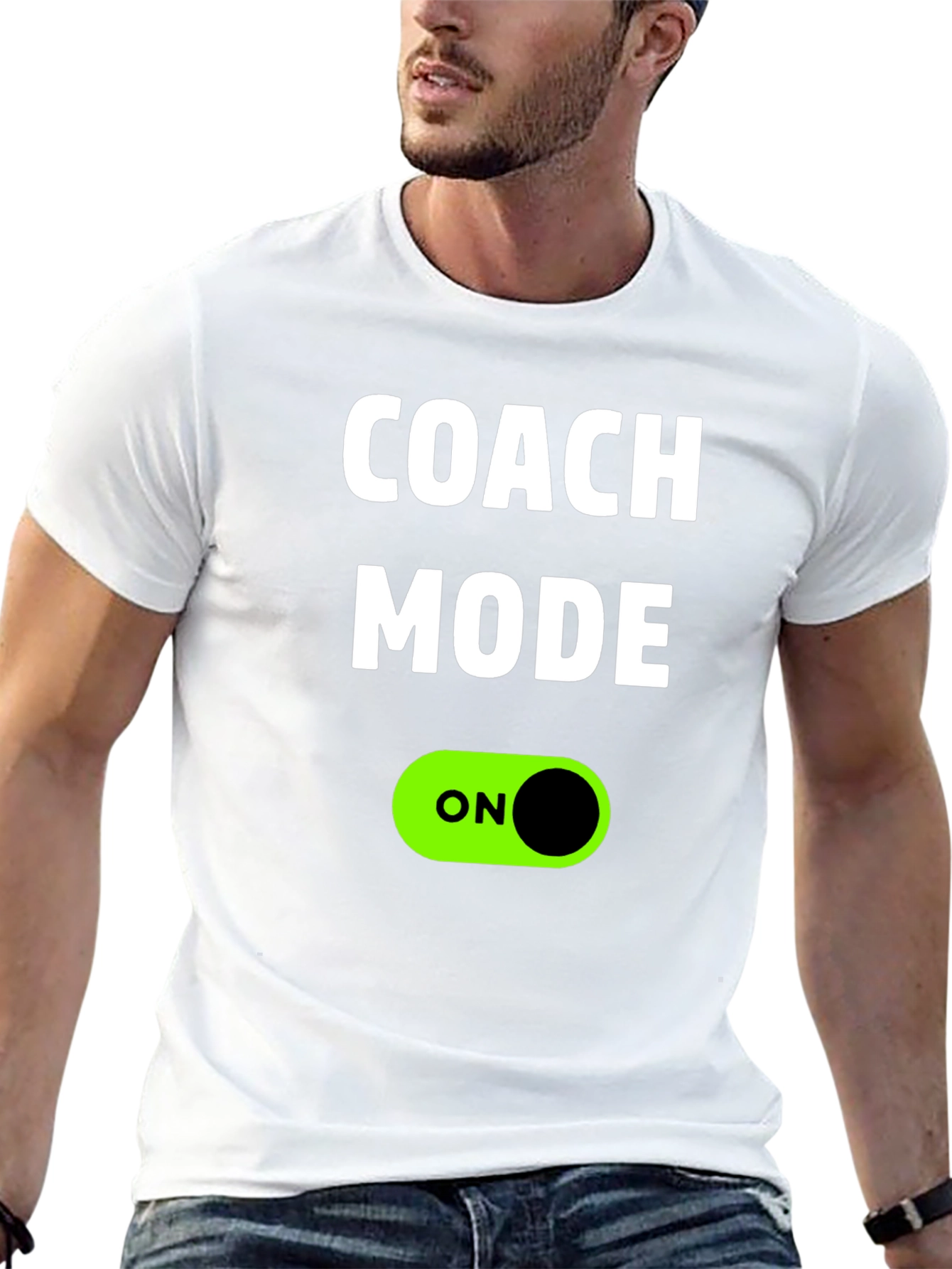 Coach Mode On T-Shirt - Trendy Graphic Tee