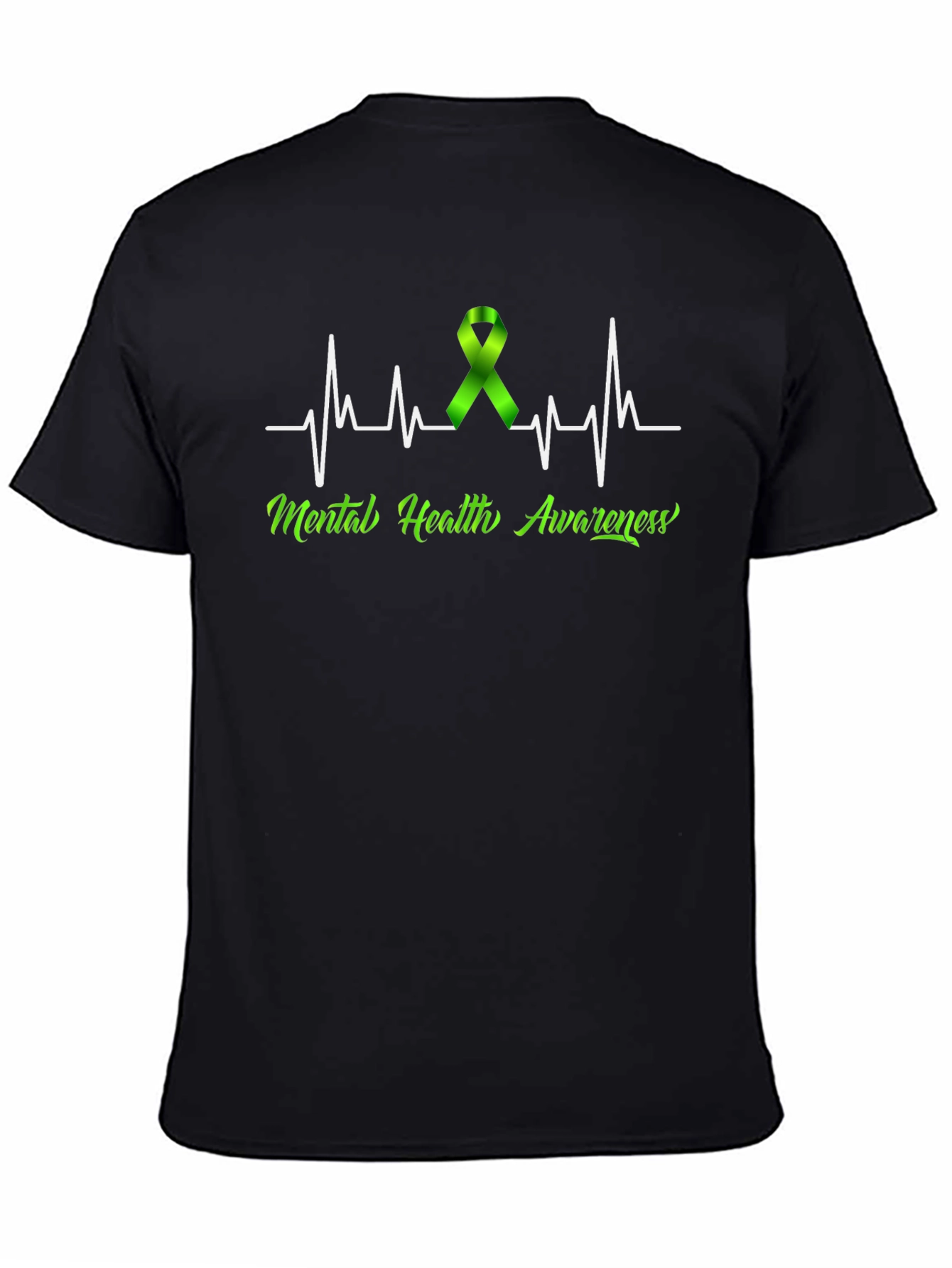 Mental Health Awareness Heartbeat T-Shirt