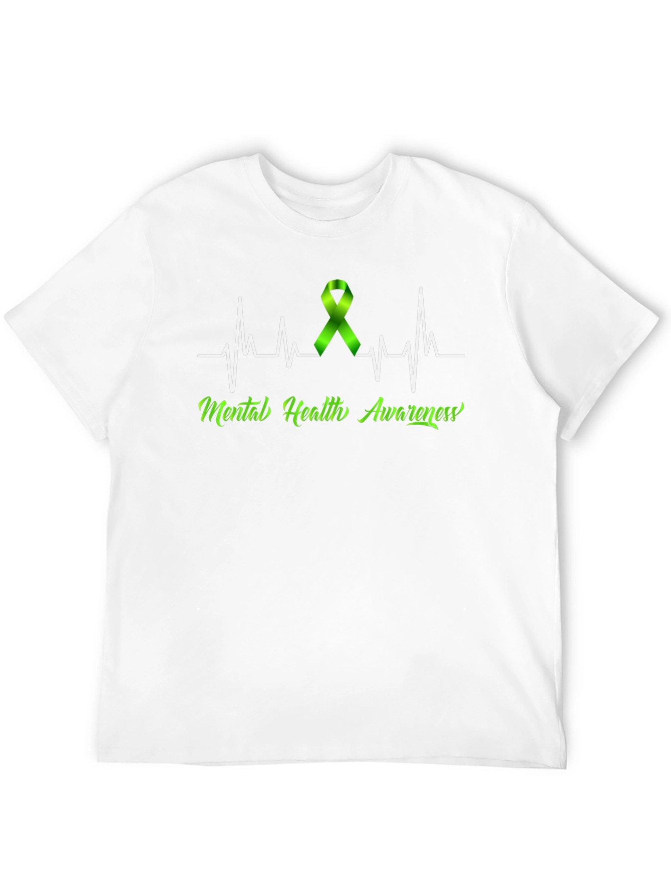 Mental Health Awareness Heartbeat T-Shirt