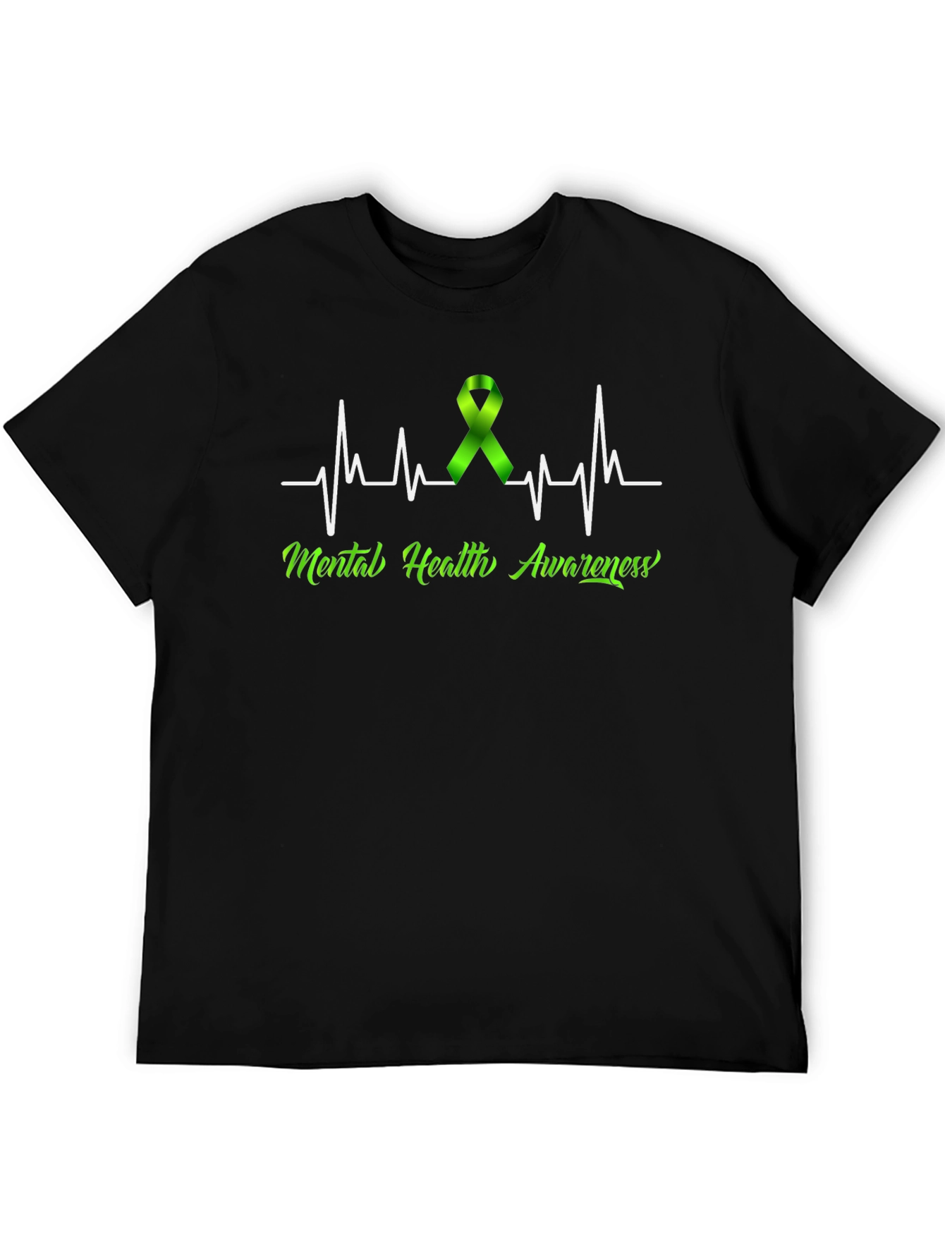 Mental Health Awareness Heartbeat T-Shirt