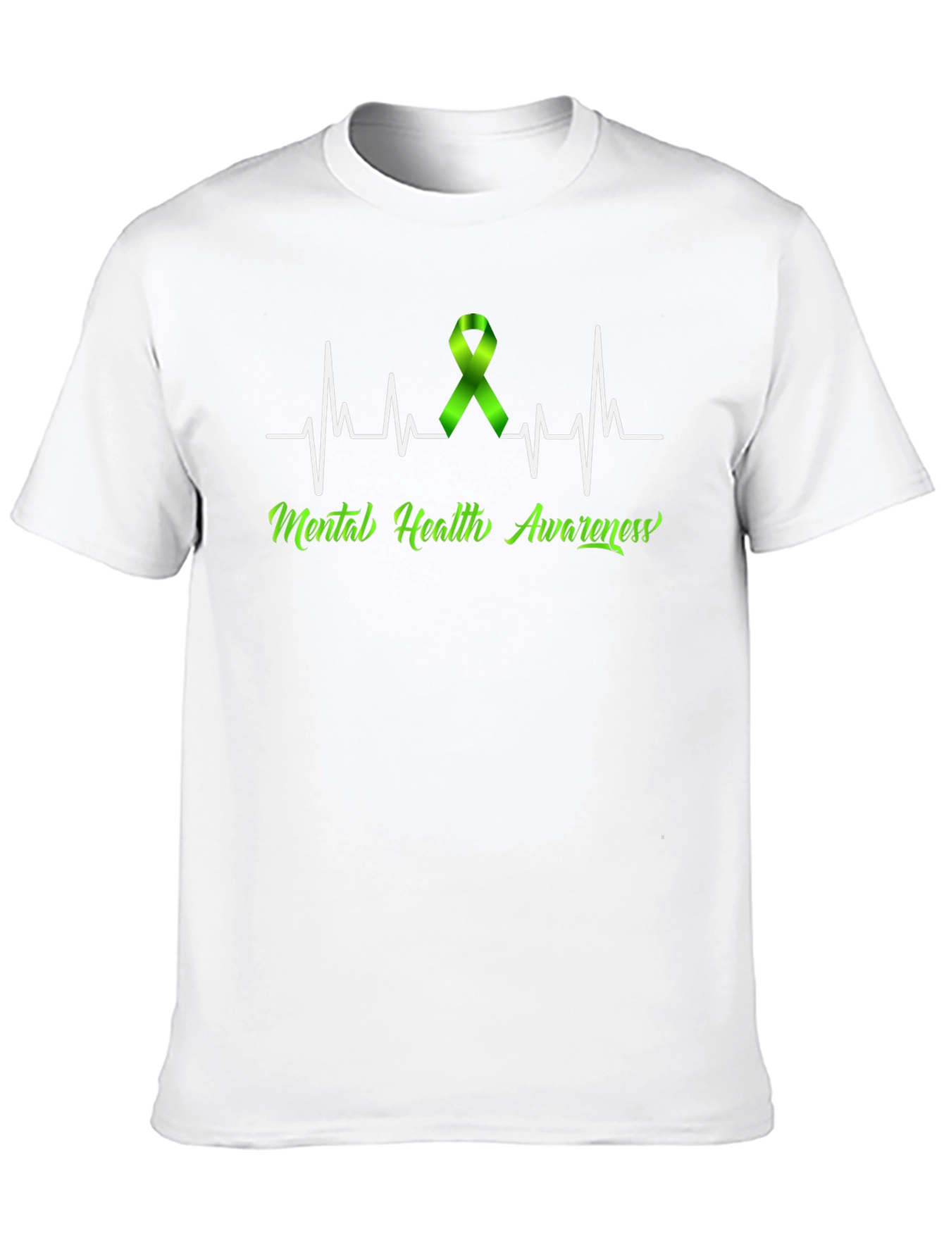 Mental Health Awareness Heartbeat T-Shirt