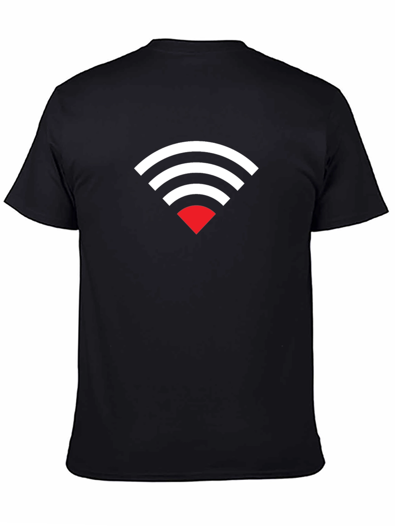 Wifi Symbol Graphic Tee - Black