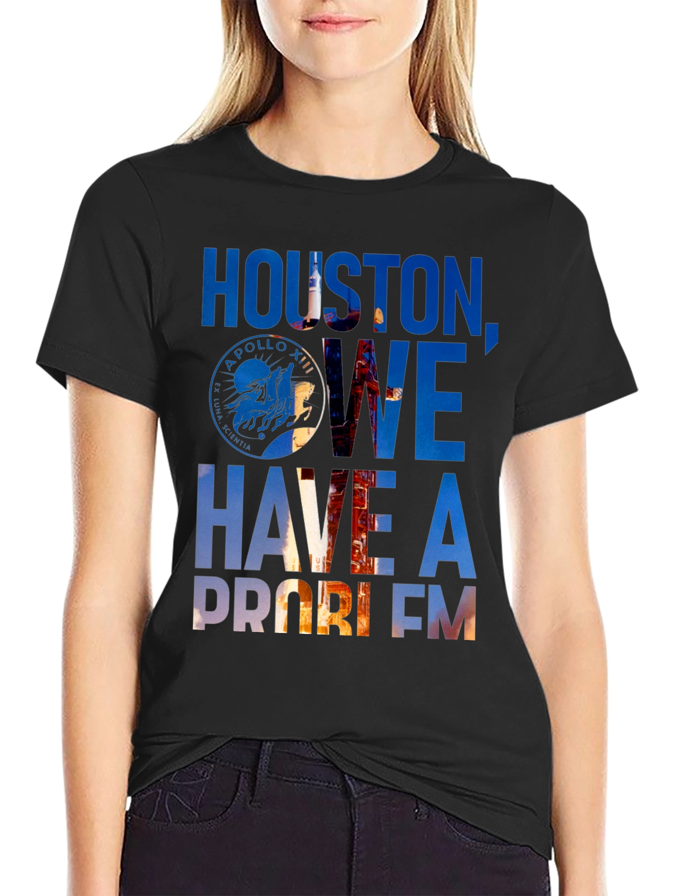 Houston We Have a Problem Graphic T-Shirt