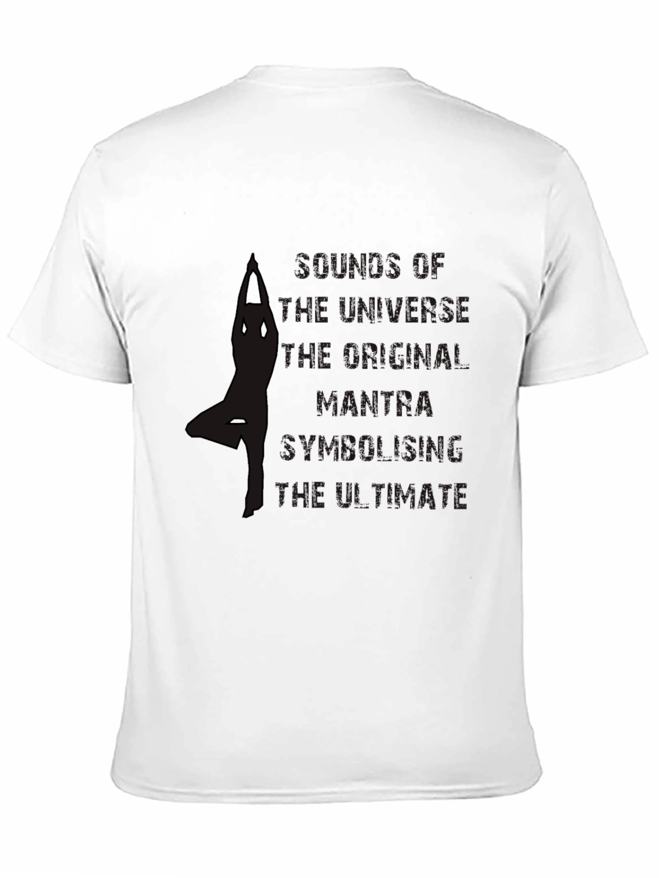 Yoga Enthusiast Black T-Shirt