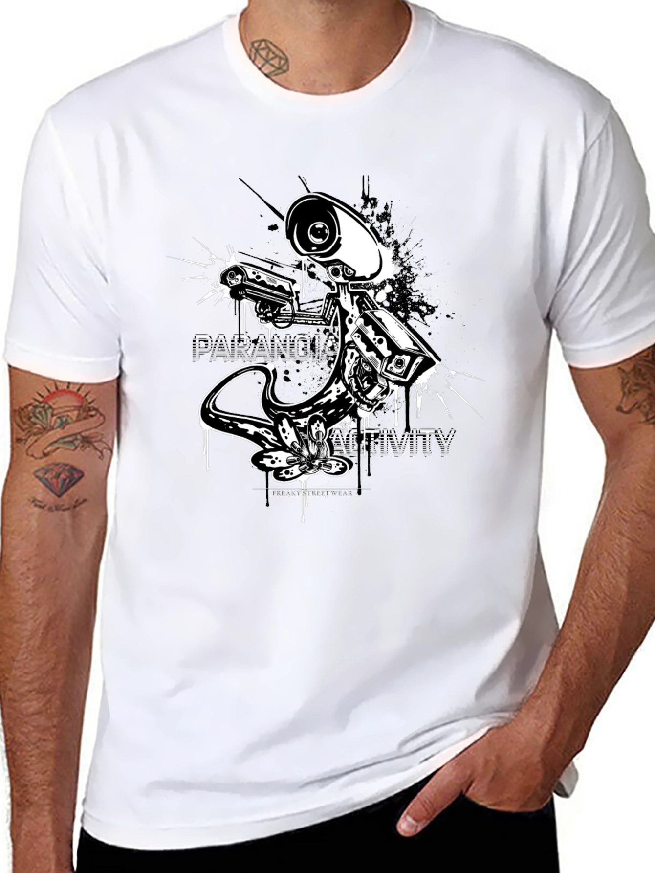Paranoia Activity Graphic Print T-Shirt